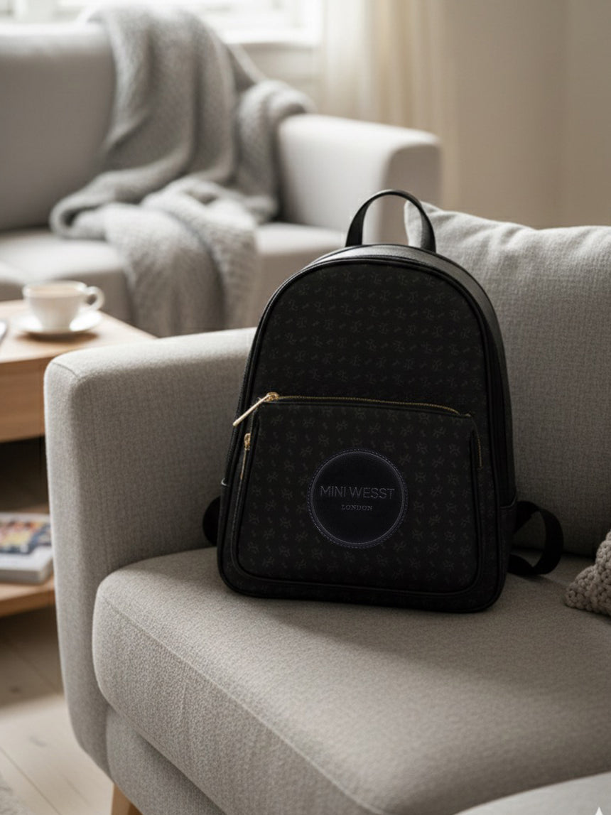 Runway Luxury Black London Backpack