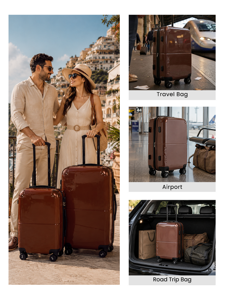 Decembers Set of 2 Luggage (Small + Large)