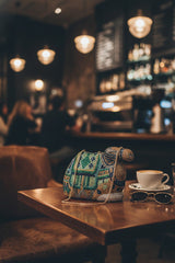 Camel Multicolor Clutch