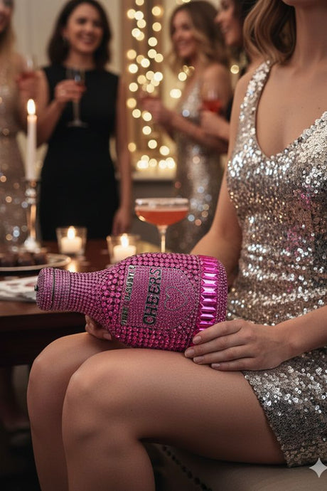 Champagne Multicolor Clutch