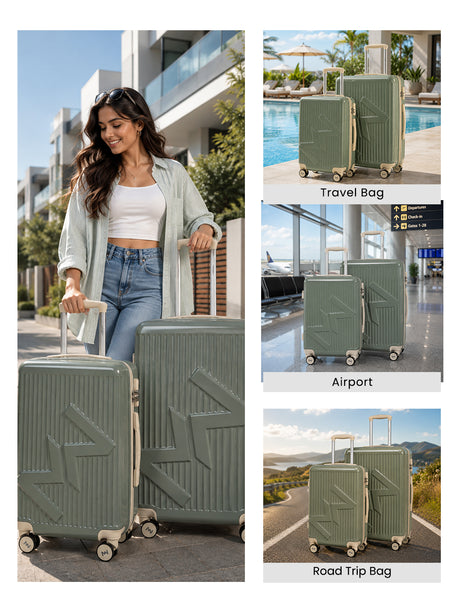 MW London 2.0 Set of 2 Luggage(Medium + Large)