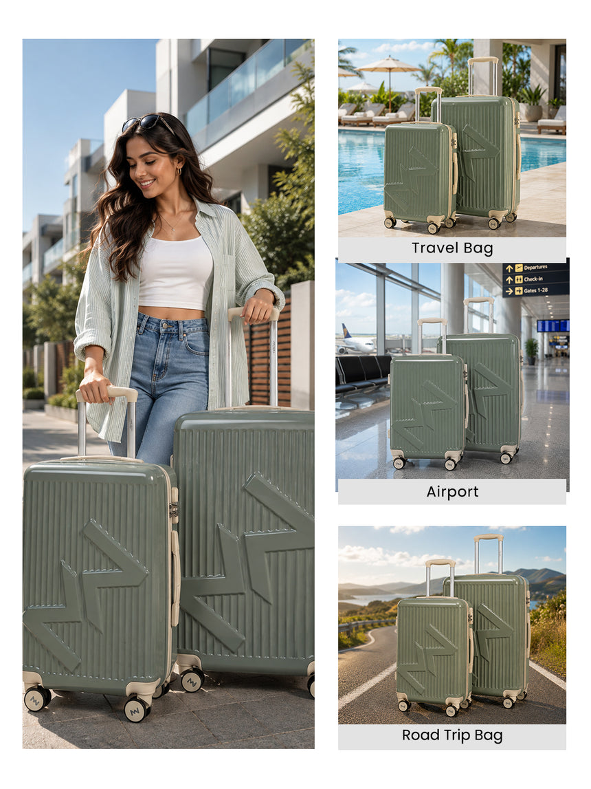 MW London 2.0 Set of 2 Luggage(Medium + Large)