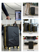 MW London 2.0 Set of 3 Luggage(Small + Medium + Large)