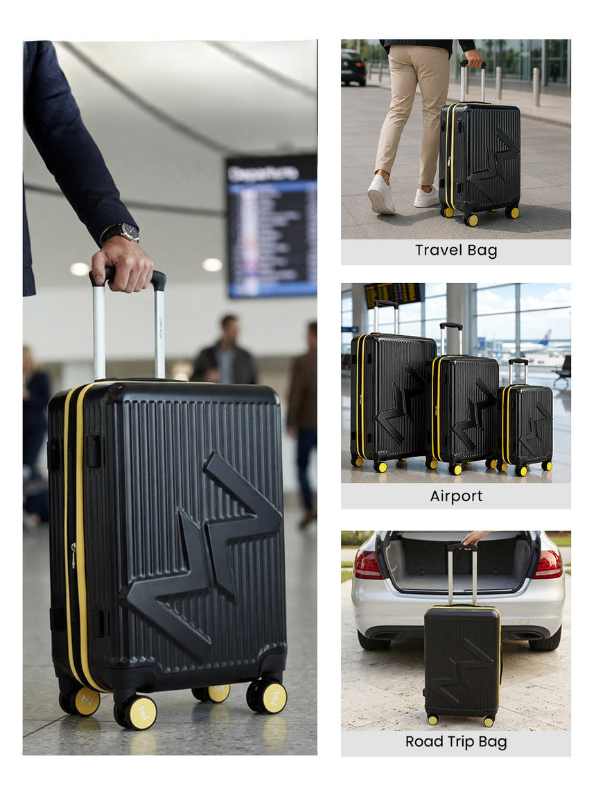 MW London 2.0 Set of 3 Luggage(Small + Medium + Large)