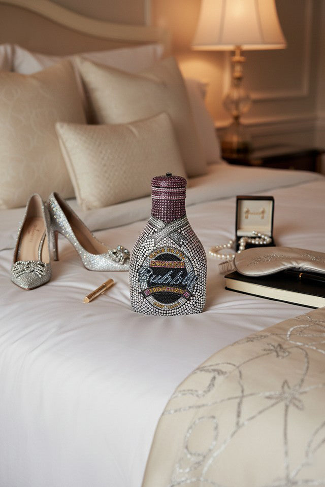 Champagne Multicolor Clutch