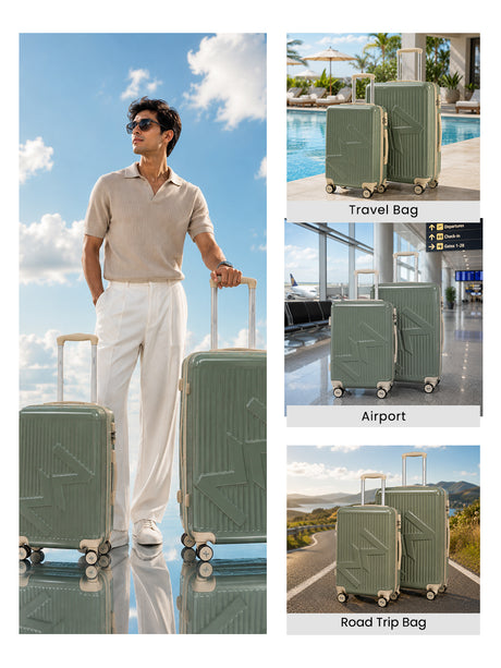 MW London 2.0 Set of 2 Luggage(Small + Large)