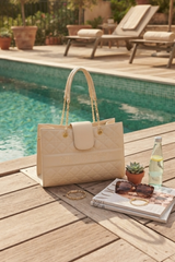 Mini Wesst Signature White Tote
