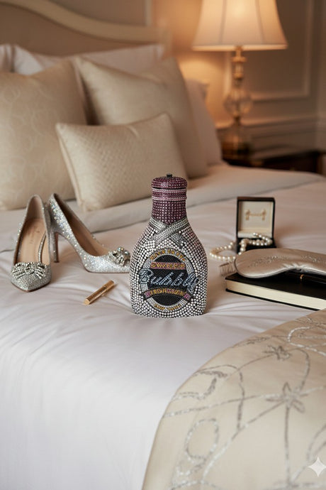 Champagne Multicolor Clutch