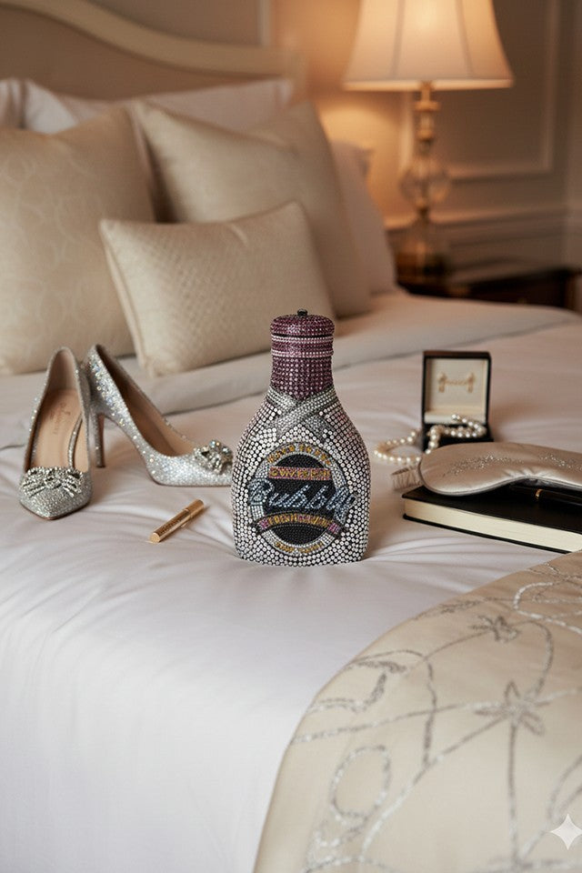 Champagne Multicolor Clutch