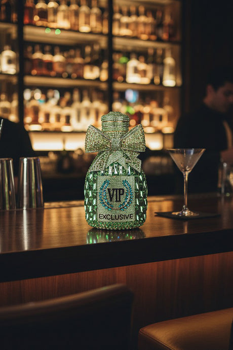 Champagne Vip Multicolor Clutch