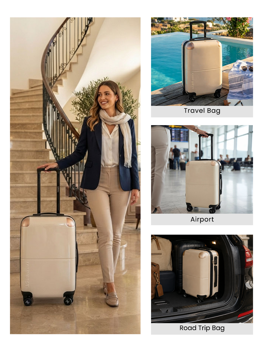 Decembers Set of 2 Luggage (Small + Medium)