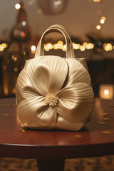 Maryjane Golden Handbag