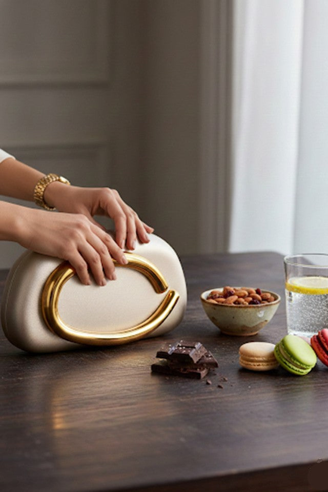 Ashley Golden Clutch