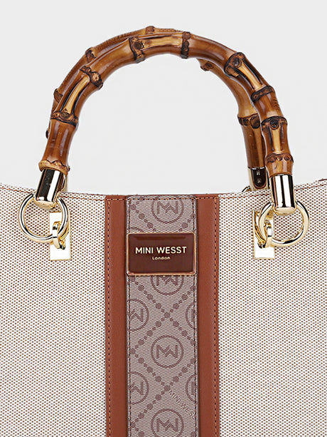 Ada Luxury Beige London Handbag