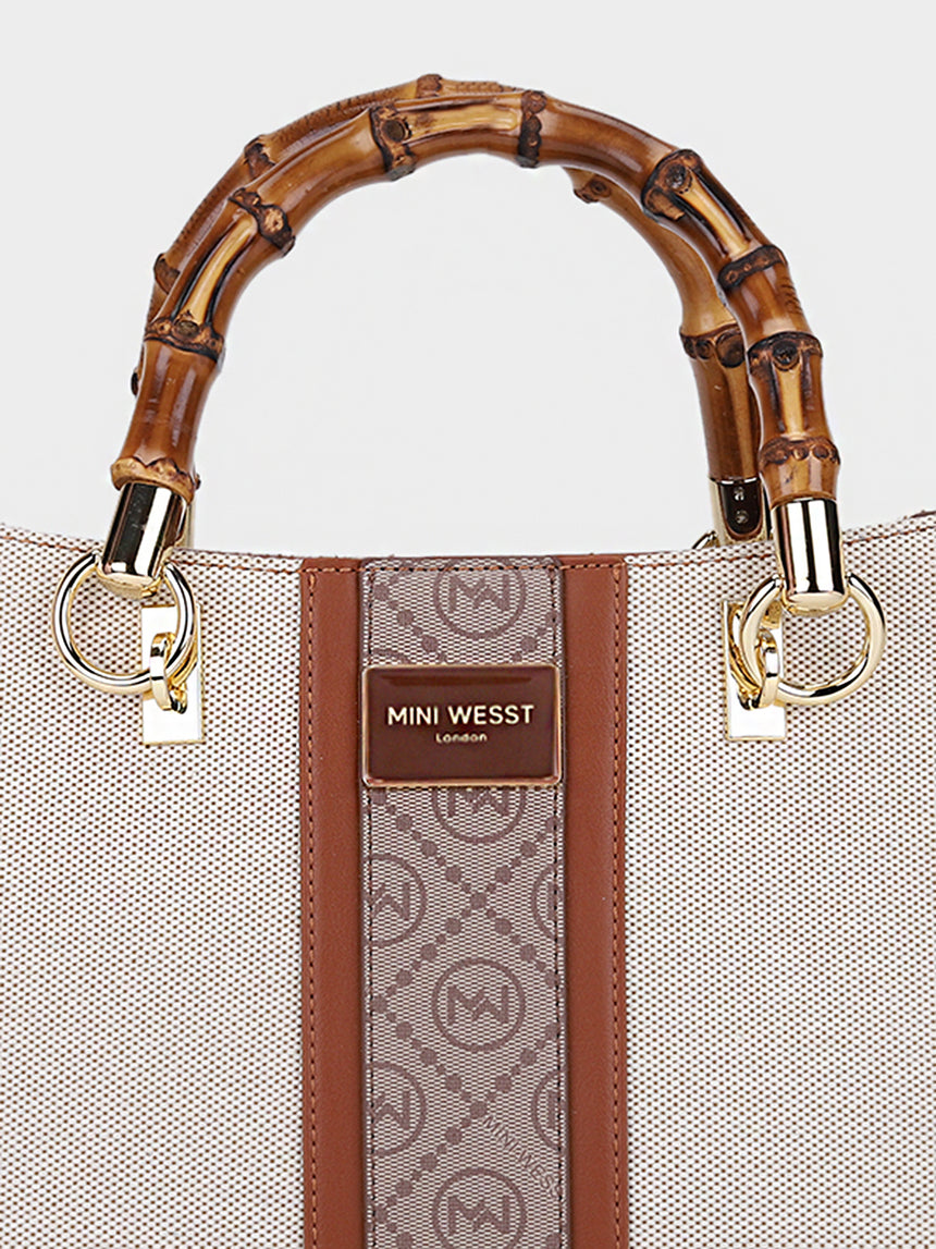 Ada Luxury Beige London Handbag