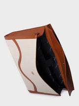 Scotland Laptop Beige & Brown London Tote