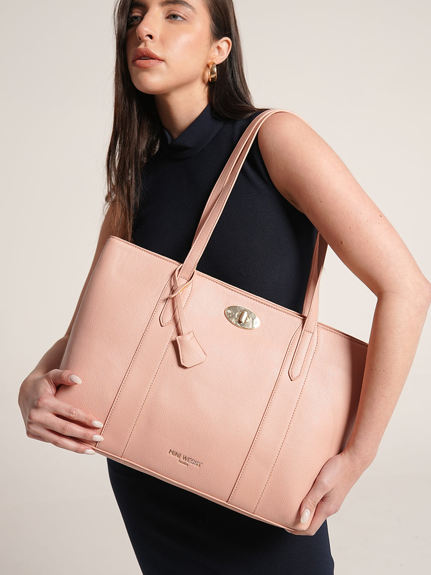 Ava Classic Pink Tote