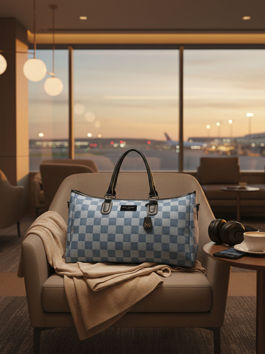 Wall Street Blue London Duffle Bag