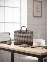 Bourbon Brown London Street Bag With Pouch