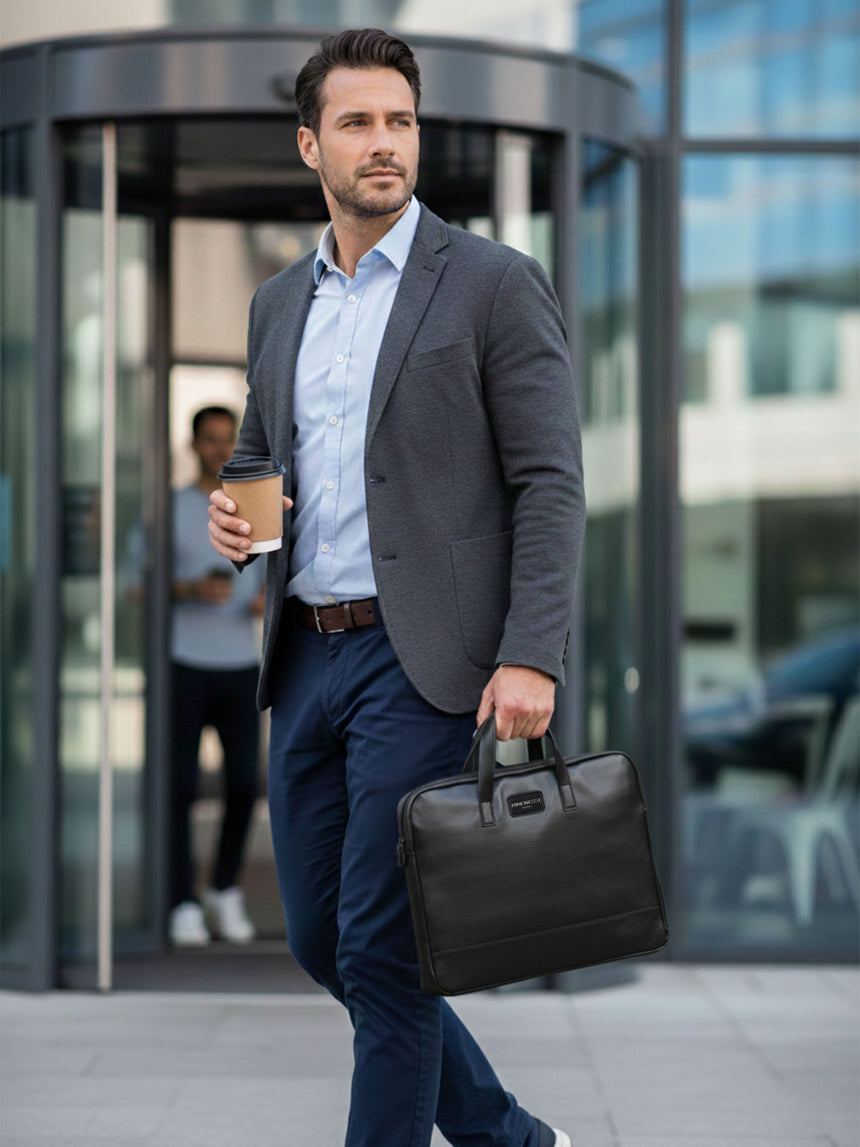 Burbon Whiskey Black London Laptop Bag