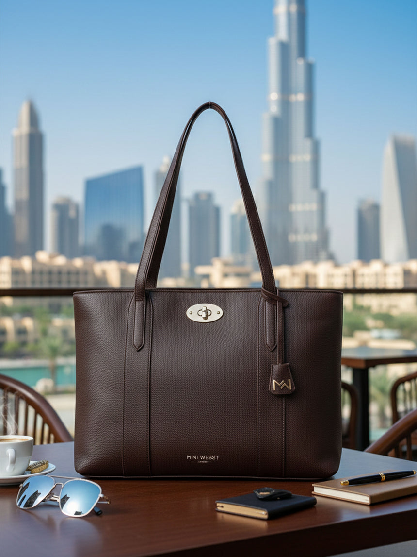 Ava Classic Brown Tote