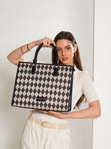 Times Square Luxury Printed London Tote