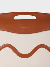 Scotland Laptop Beige & Brown London Tote