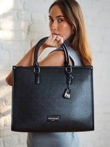 Times Square Luxury Black London Tote