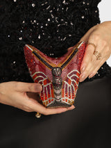 Butterfly Multicoloured Clutch