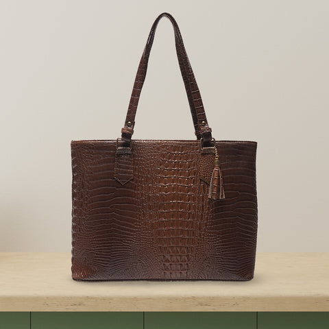 The Tokyo Brown Tote  Bag