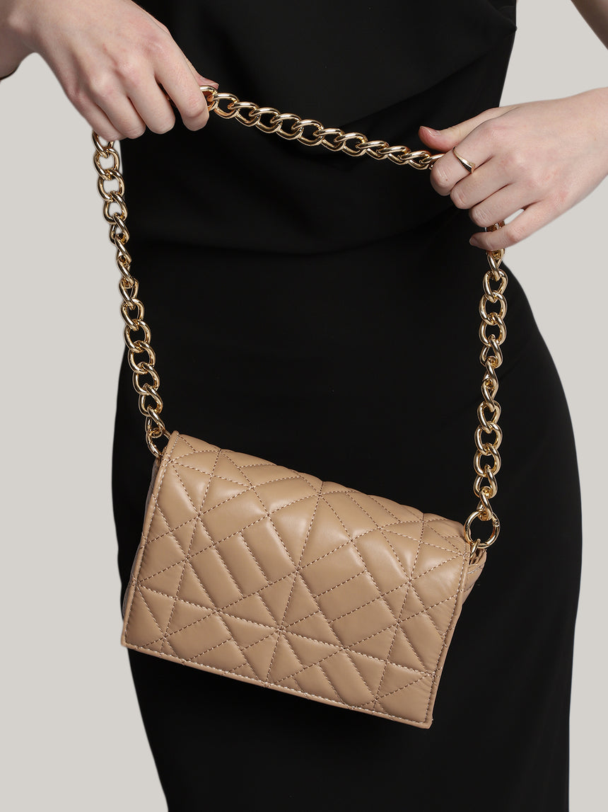 Casual Solid Shoulder Bag