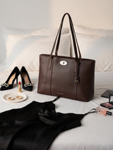 Ava Classic Brown Tote