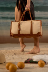 Las Vegas Beige and Brown London Duffle