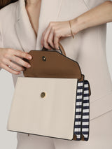 Yin & Yang Luxe Beige London Handbag