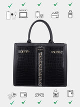 Broadway Luxe Black London Tote