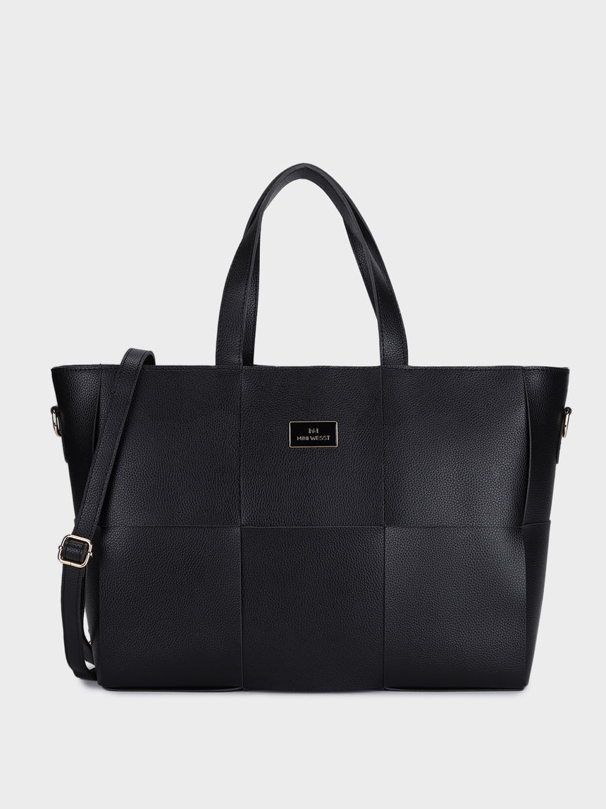 Executive Black Tote Bag