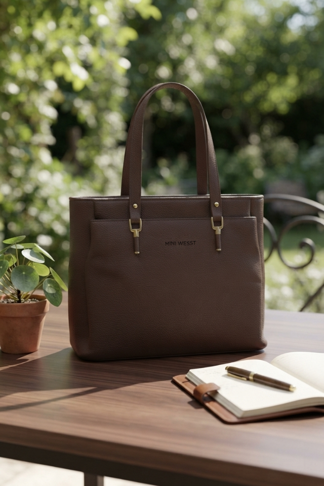 Dusk Till Dawn Brown Tote