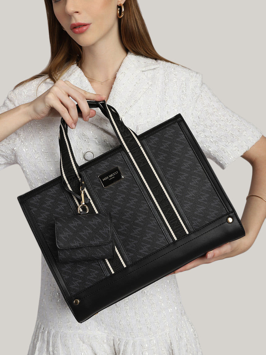 Prague Luxury Black London Handbag