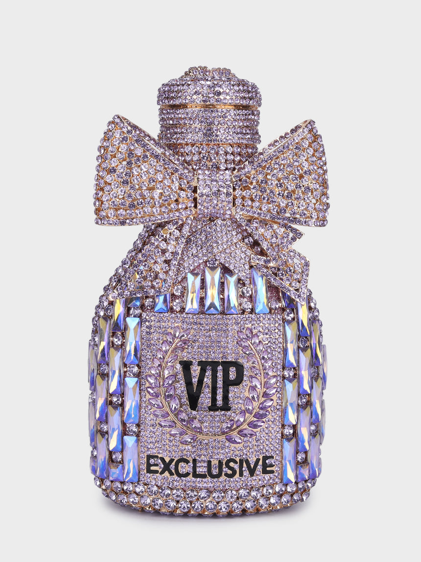 Champagne Vip Multicolor Clutch