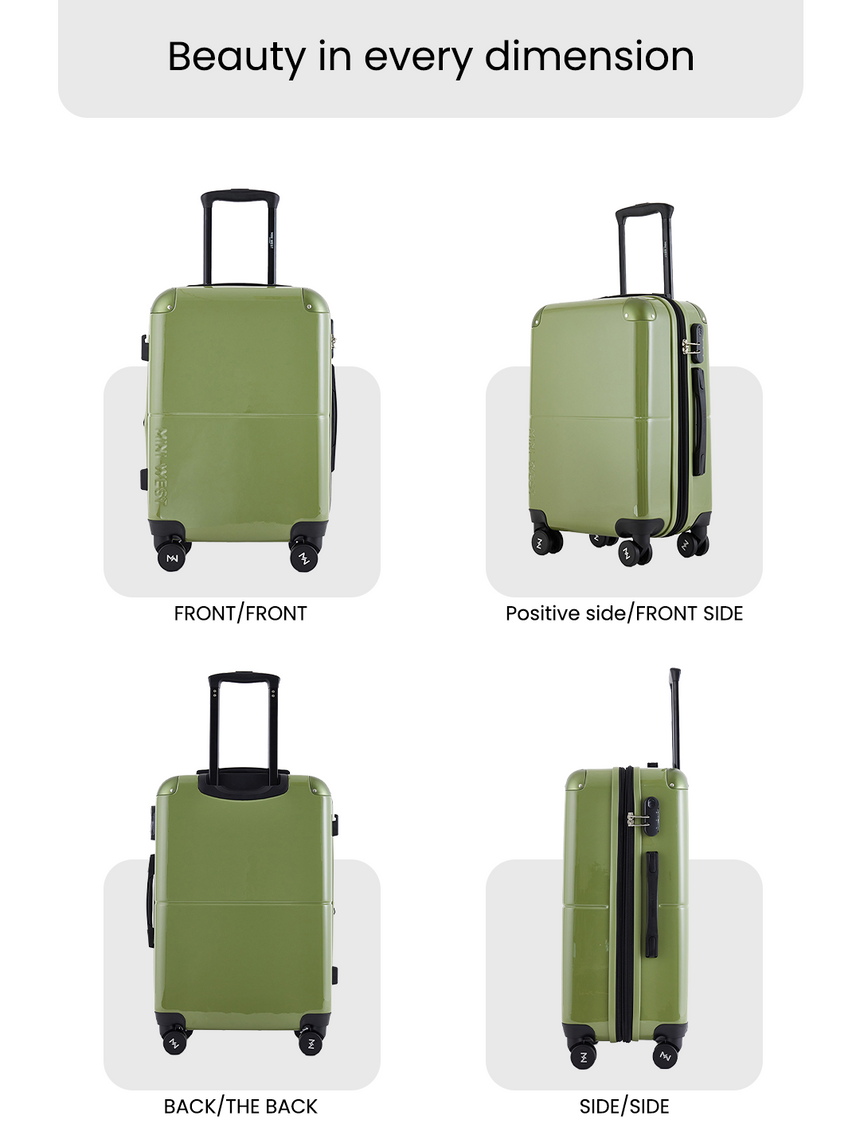 Decembers Set of 2 Luggage (Medium + Large)