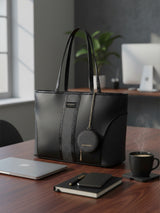 Piccadilly Square Black London Tote