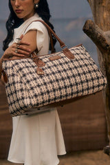 Wall Street Brown and Black London Duffle Bag