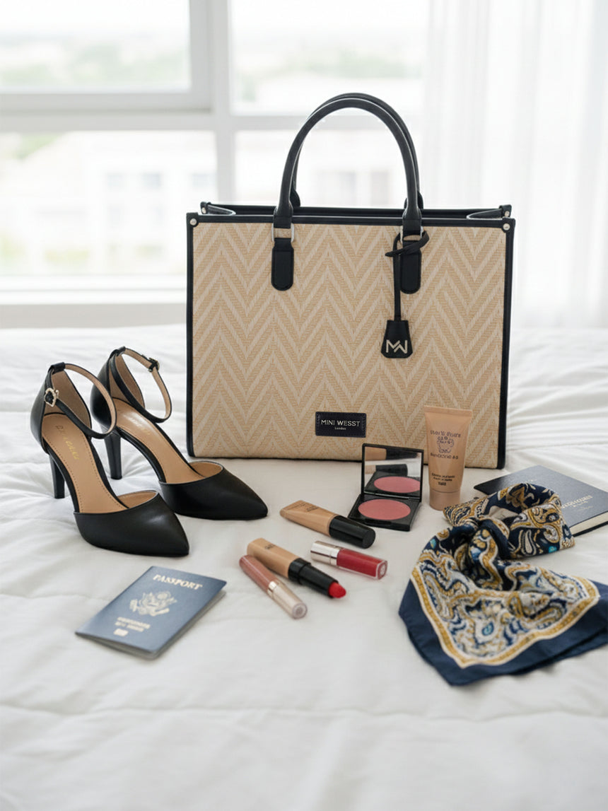 Times Square Luxury Printed London Tote