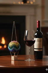 Hot Air Baloon Multicolor Clutch