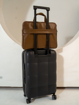 Burbon Whiskey Brown London Laptop Bag