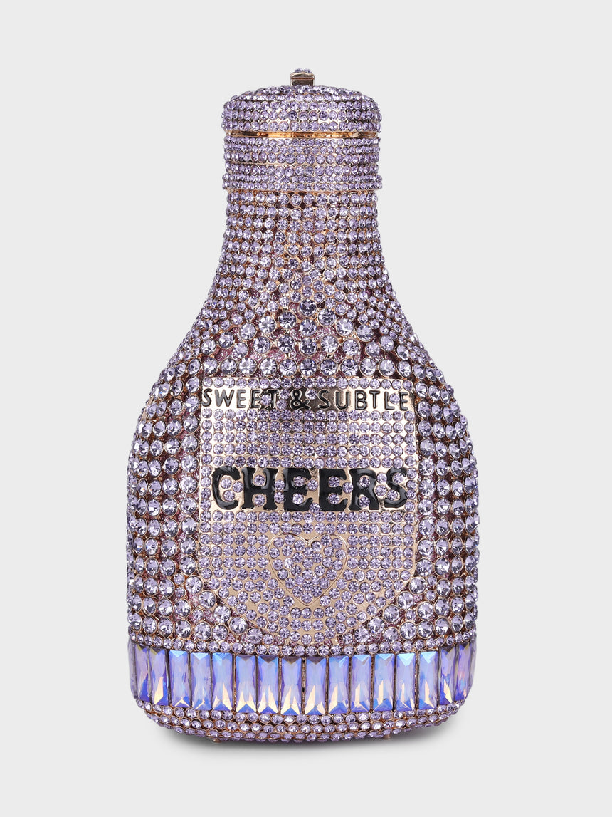 Champagne Multicolor Clutch