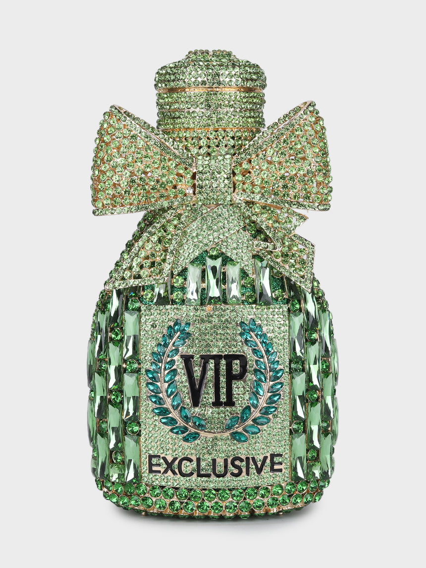 Champagne Vip Multicolor Clutch