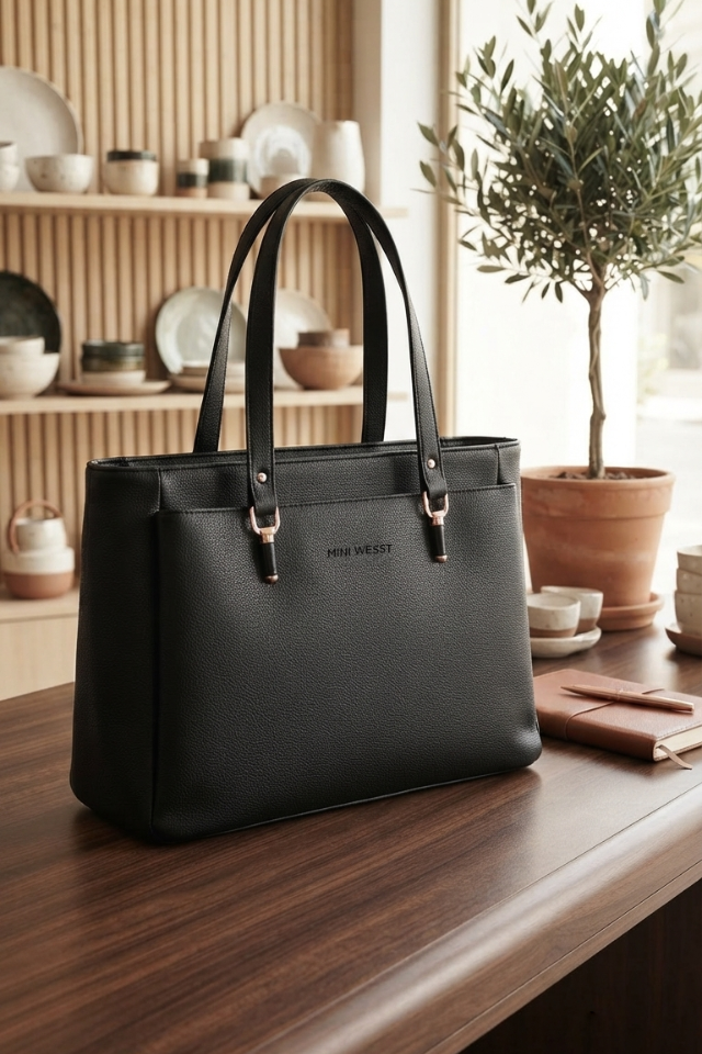 Dusk Till Dawn Black Tote