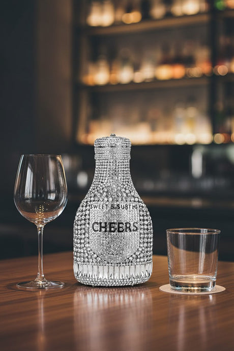 Champagne Multicolor Clutch