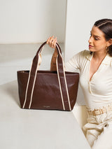 Mayfair Dark Brown London Tote